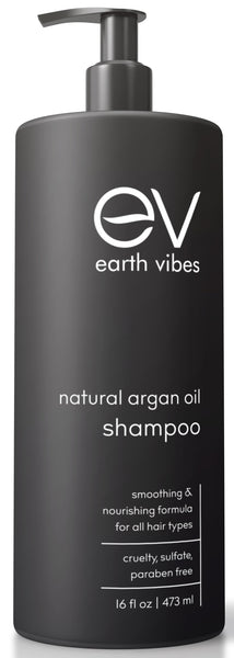 Earth Vibes Argan Oil Shampoo Paraben, Sulfate & Cruelty free 16oz