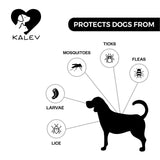 Kalev Flea and Tic Collar For Dogs (Pesticide Free)