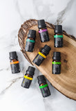 Earth Vibes Aromatherapy Top 8 Pure Essential Oils Set - 100% Pure & Natural