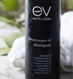 Earth Vibes Organic All Natural Argan Oil Shampoo